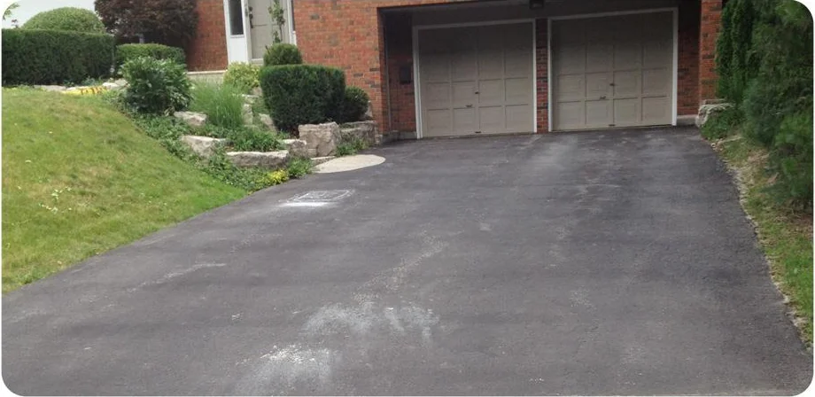 Driveway before The Driveway Doctor sealing